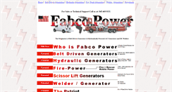 Desktop Screenshot of fabcopower.com