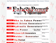 Tablet Screenshot of fabcopower.com